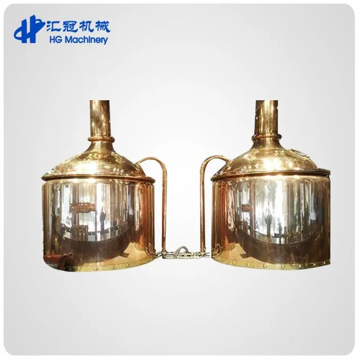 200L Beer Brewing Equipment With Red Copper